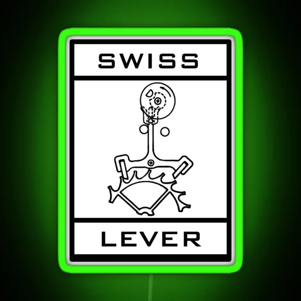 Swiss Lever Mechanism RGB Neon Sign