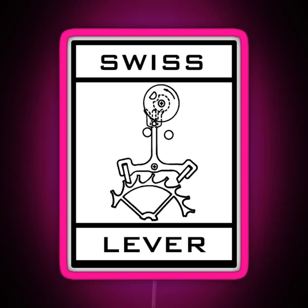 Swiss Lever Mechanism RGB Neon Sign
