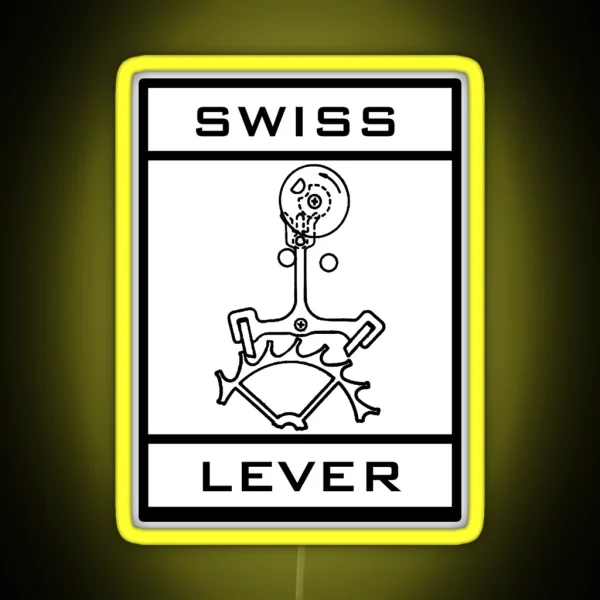 Swiss Lever Mechanism RGB Neon Sign