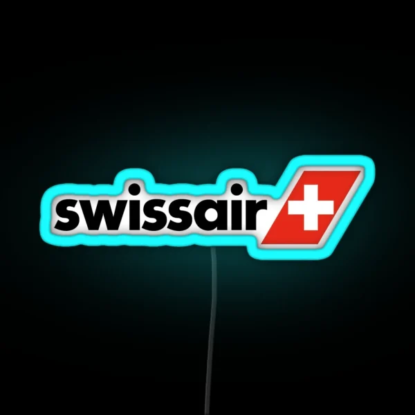 Swissair RGB Neon Sign