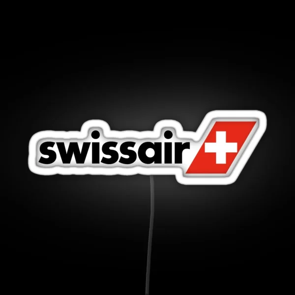 Swissair RGB Neon Sign