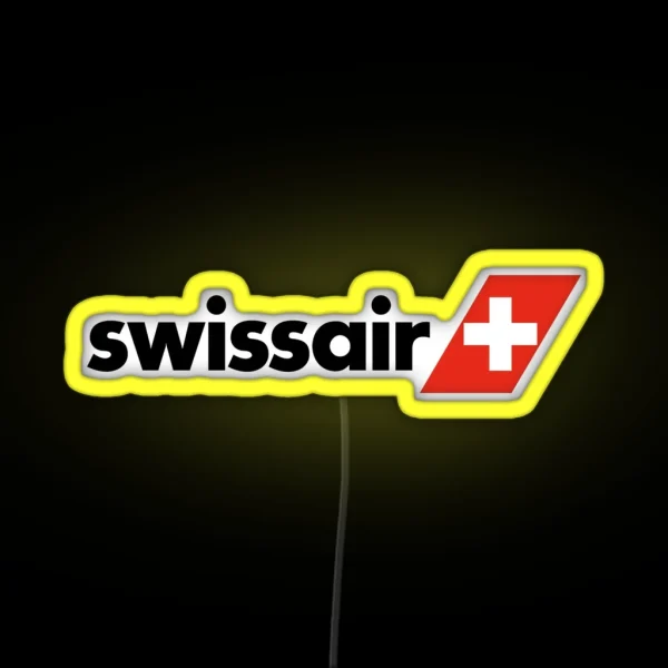 Swissair RGB Neon Sign