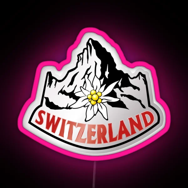 Switzerland RGB Neon Sign