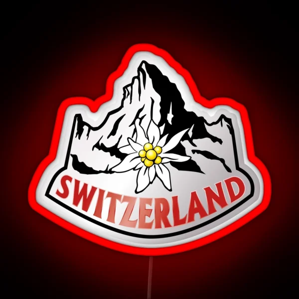 Switzerland RGB Neon Sign