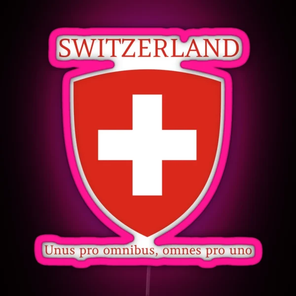 Switzerland RGB Neon Sign
