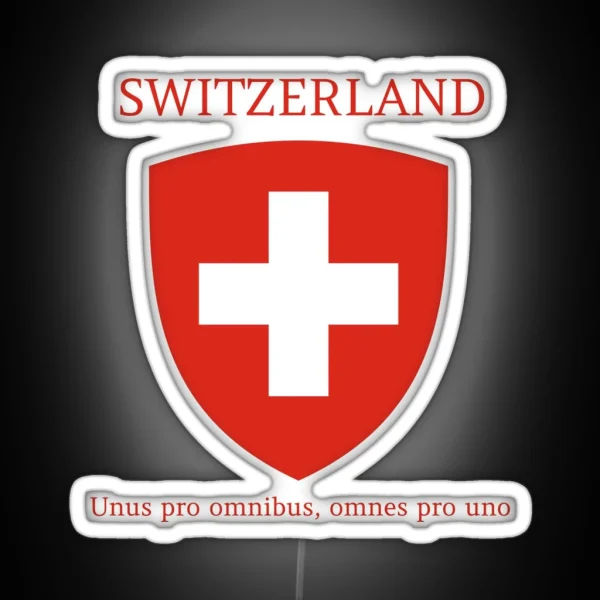 Switzerland RGB Neon Sign
