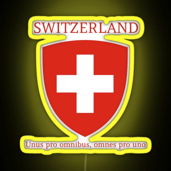 Switzerland RGB Neon Sign