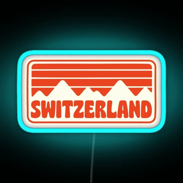 SWITZERLAND RGB Neon Sign