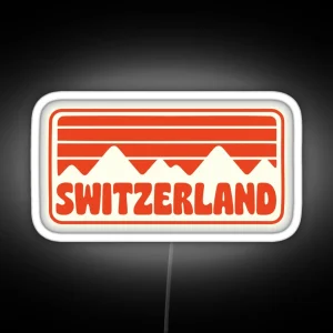 SWITZERLAND RGB Neon Sign