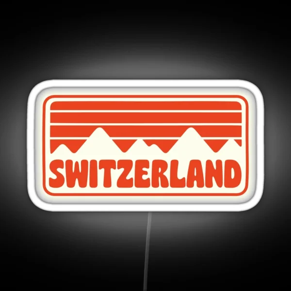SWITZERLAND RGB Neon Sign
