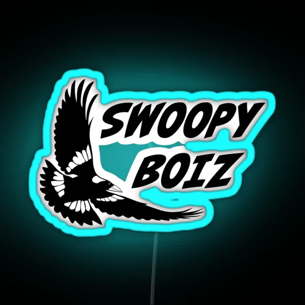 Swoopy Boiz Magpie RGB Neon Sign