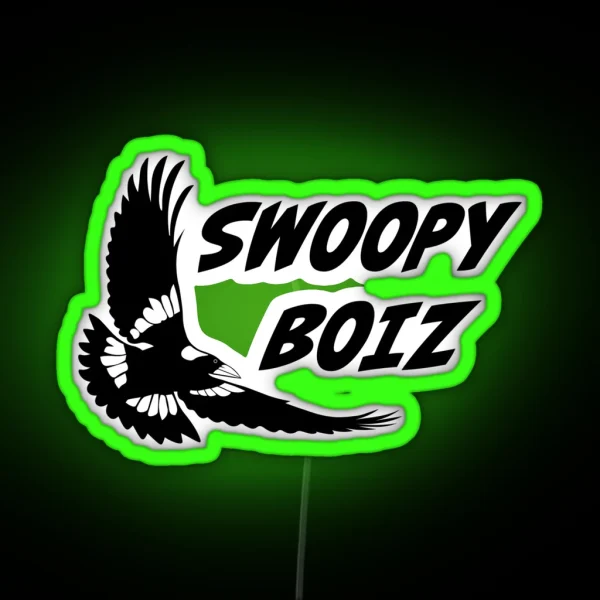 Swoopy Boiz Magpie RGB Neon Sign