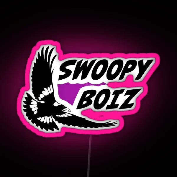 Swoopy Boiz Magpie RGB Neon Sign