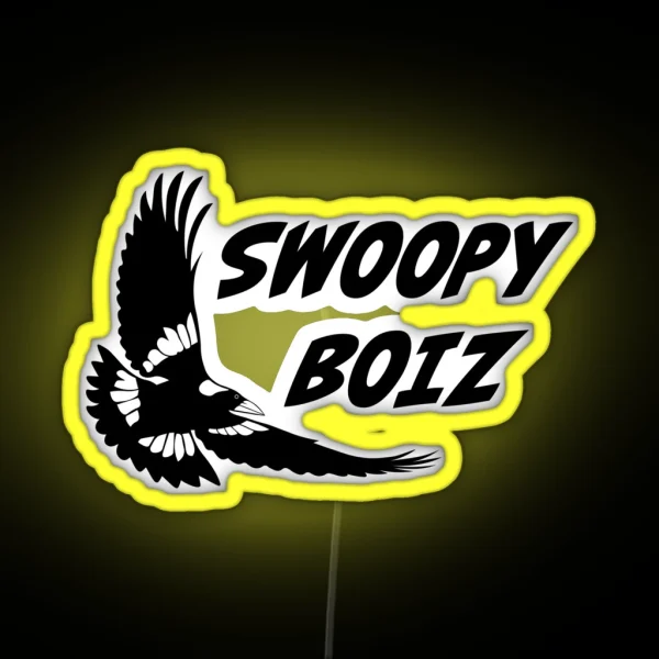 Swoopy Boiz Magpie RGB Neon Sign