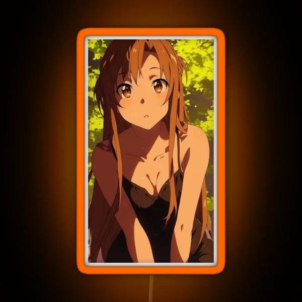 Sword Art Online Kirito X Asuna RGB Neon Sign