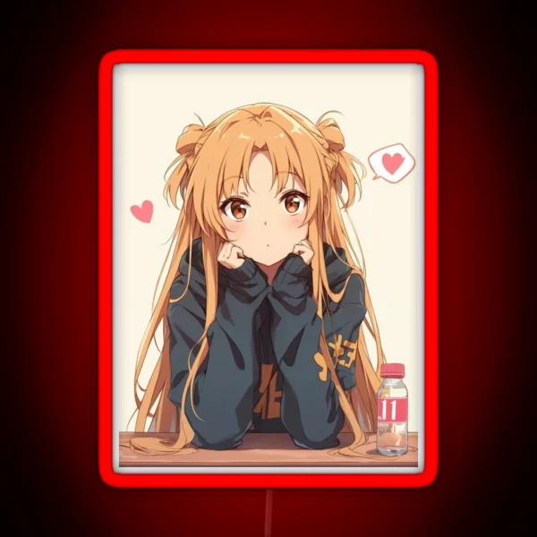 Sword Art Online Kirito X Asuna RGB Neon Sign