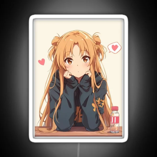 Sword Art Online Kirito X Asuna RGB Neon Sign