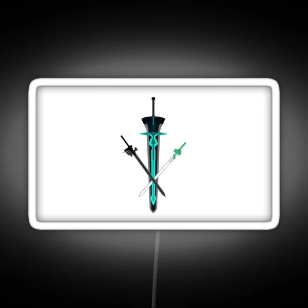 Sword Art Online Swords RGB Neon Sign