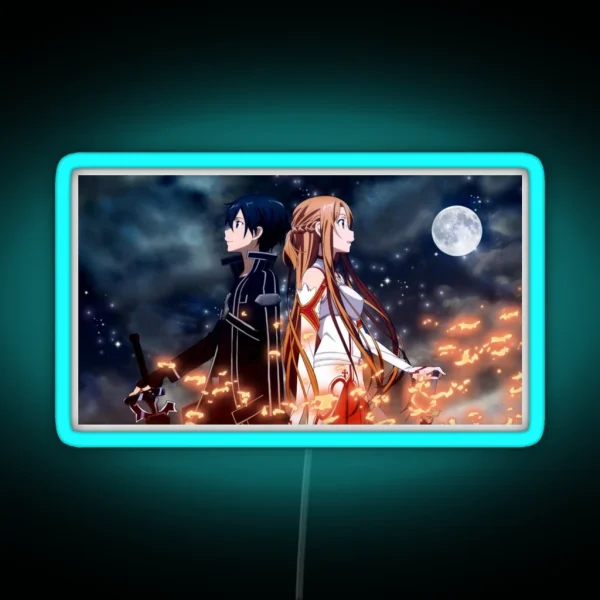 Sword Art RGB Neon Sign