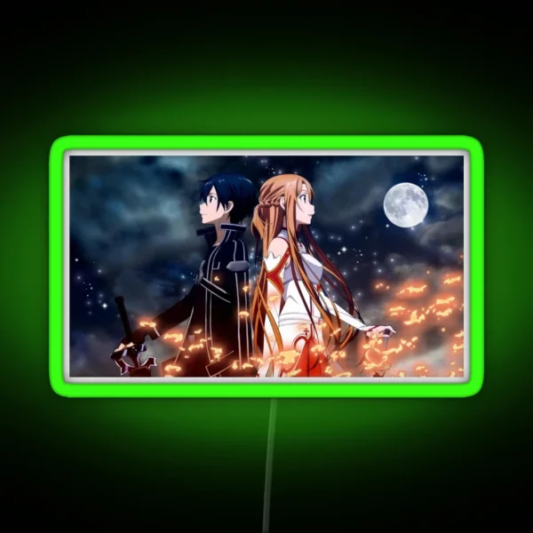 Sword Art RGB Neon Sign