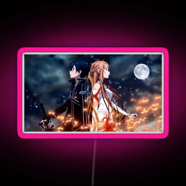 Sword Art RGB Neon Sign