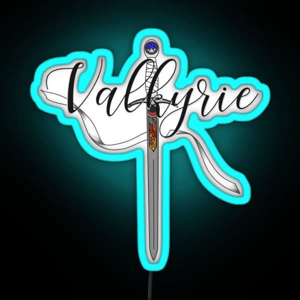 Sword Of The Valkyrie RGB Neon Sign