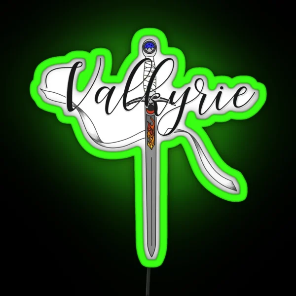 Sword Of The Valkyrie RGB Neon Sign