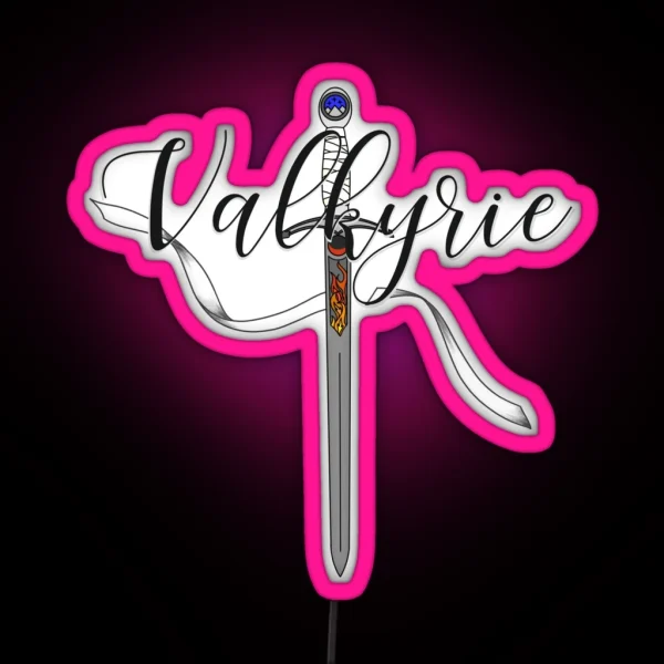 Sword Of The Valkyrie RGB Neon Sign