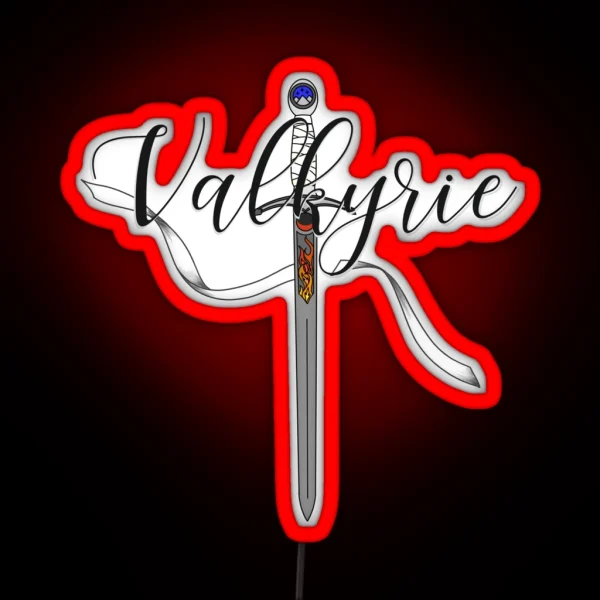 Sword Of The Valkyrie RGB Neon Sign