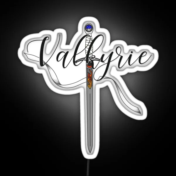 Sword Of The Valkyrie RGB Neon Sign