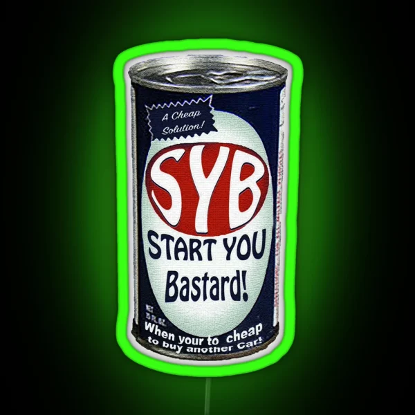 SYB Can RGB Neon Sign