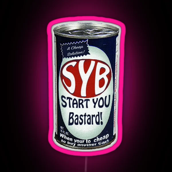 SYB Can RGB Neon Sign