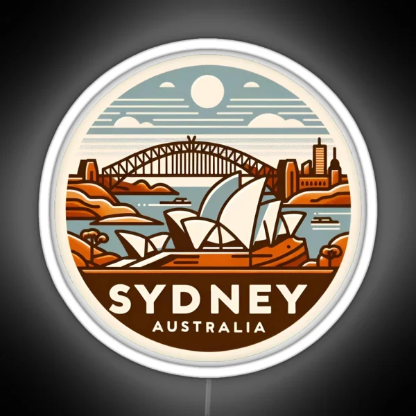 Sydney Australia RGB Neon Sign