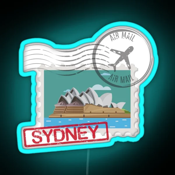 Sydney Stamps RGB Neon Sign