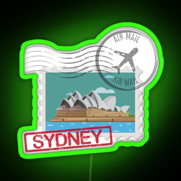Sydney Stamps RGB Neon Sign