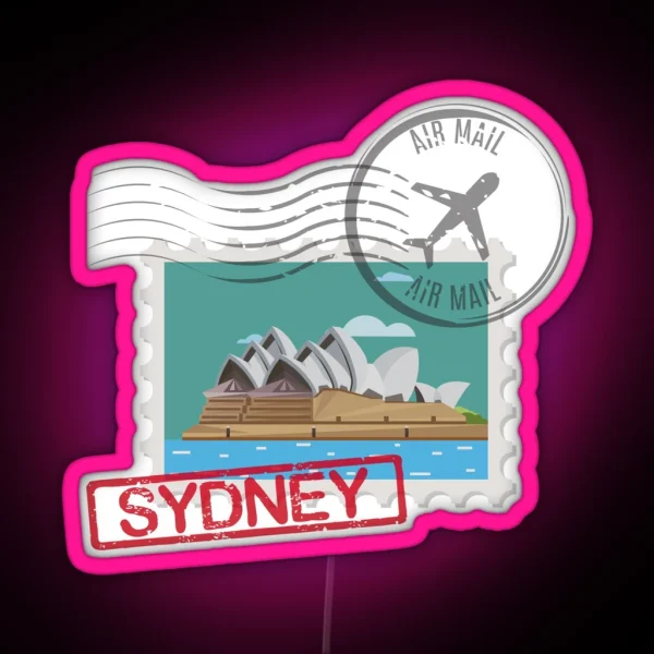 Sydney Stamps RGB Neon Sign