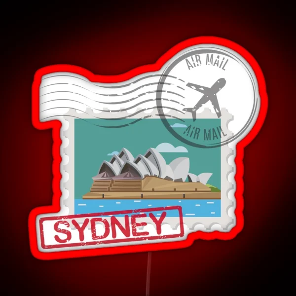 Sydney Stamps RGB Neon Sign
