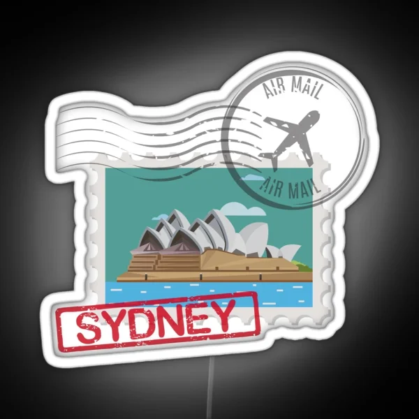 Sydney Stamps RGB Neon Sign