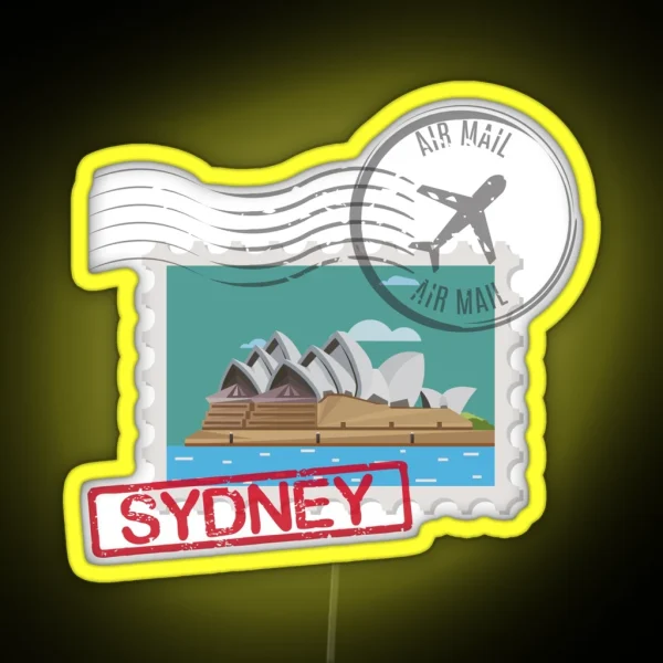 Sydney Stamps RGB Neon Sign