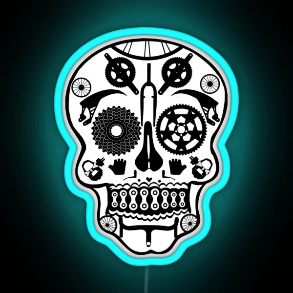 Symmetry Skull RGB Neon Sign