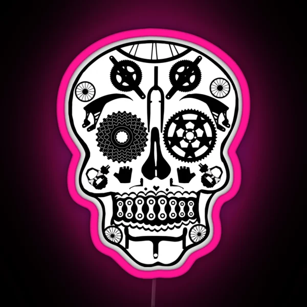 Symmetry Skull RGB Neon Sign