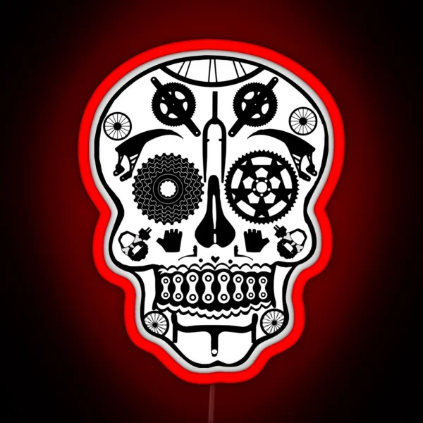 Symmetry Skull RGB Neon Sign