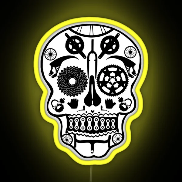 Symmetry Skull RGB Neon Sign