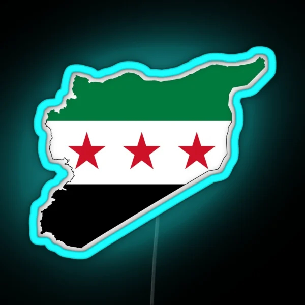 Syria Revolution Until Victory RGB Neon Sign