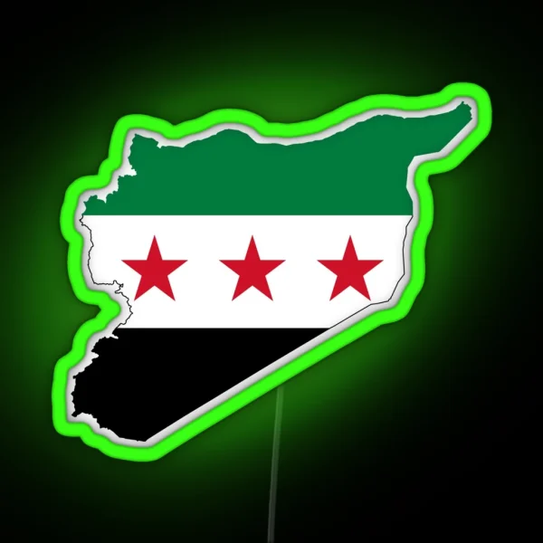 Syria Revolution Until Victory RGB Neon Sign