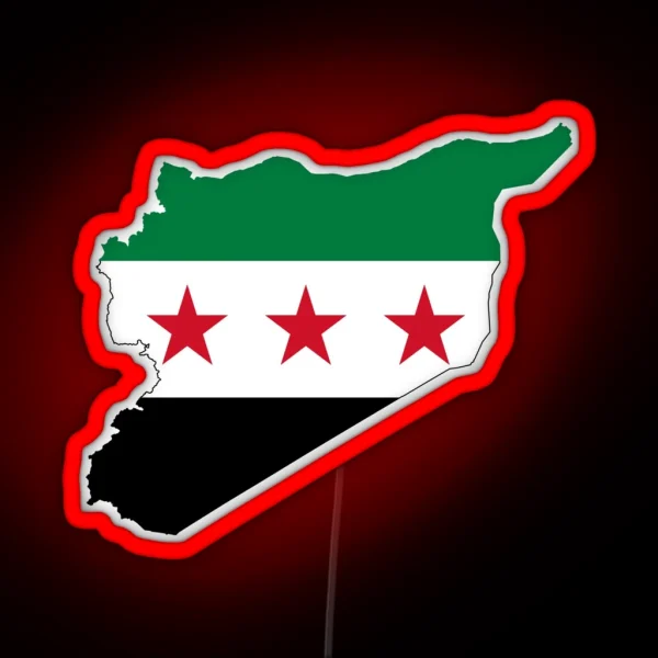 Syria Revolution Until Victory RGB Neon Sign