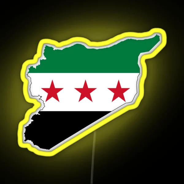 Syria Revolution Until Victory RGB Neon Sign