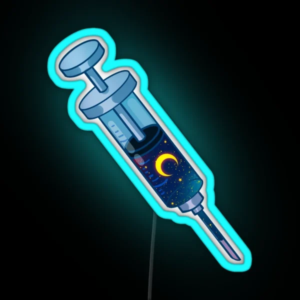 Syringe RGB Neon Sign
