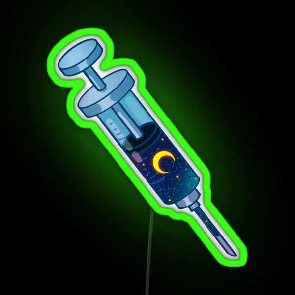 Syringe RGB Neon Sign