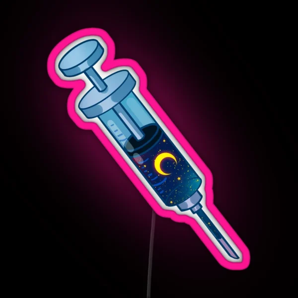 Syringe RGB Neon Sign